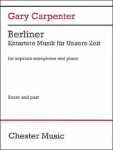 Berliner - Entartete Musik Fur Unsere Zeit Soprano Sax Solo with Piano cover